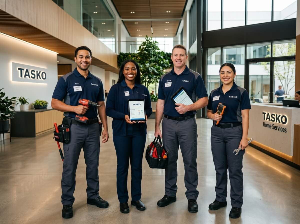Tasko certified professional technician team